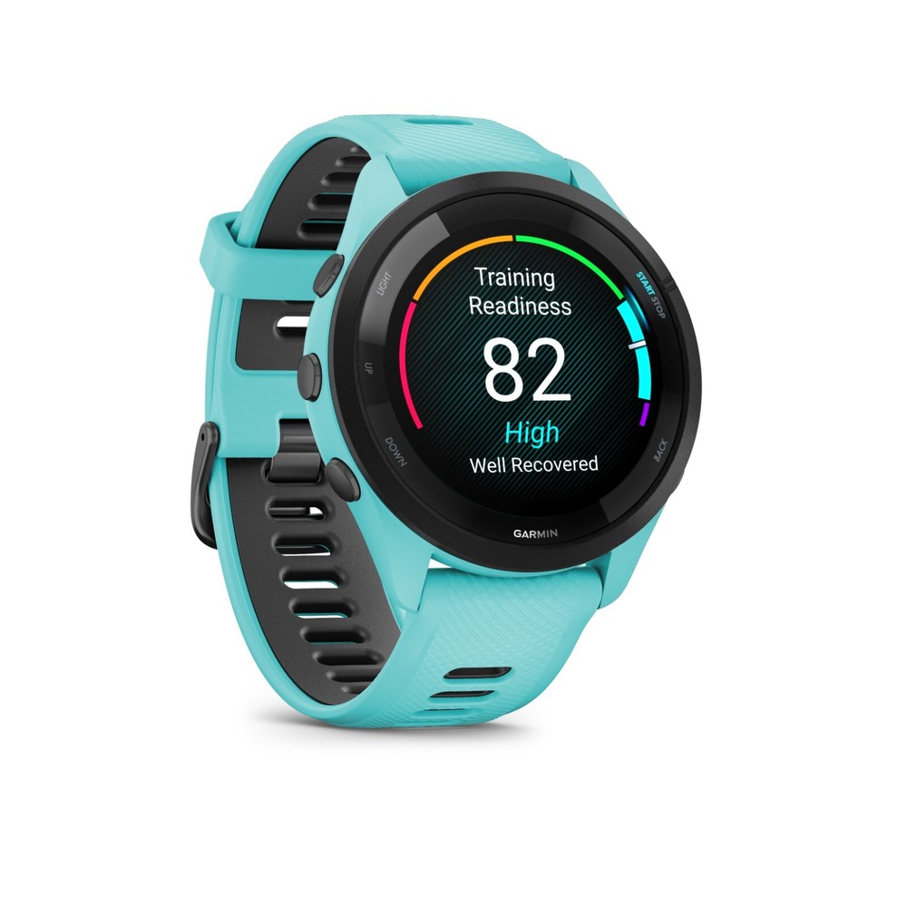 Garmin Forerunner 265 GPS Running Smartwatch AMOLED Display Aqua