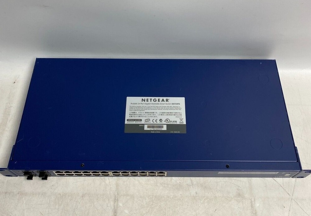 NETGEAR GS724TS 24-Port Gigabit Stackable Smart Switch