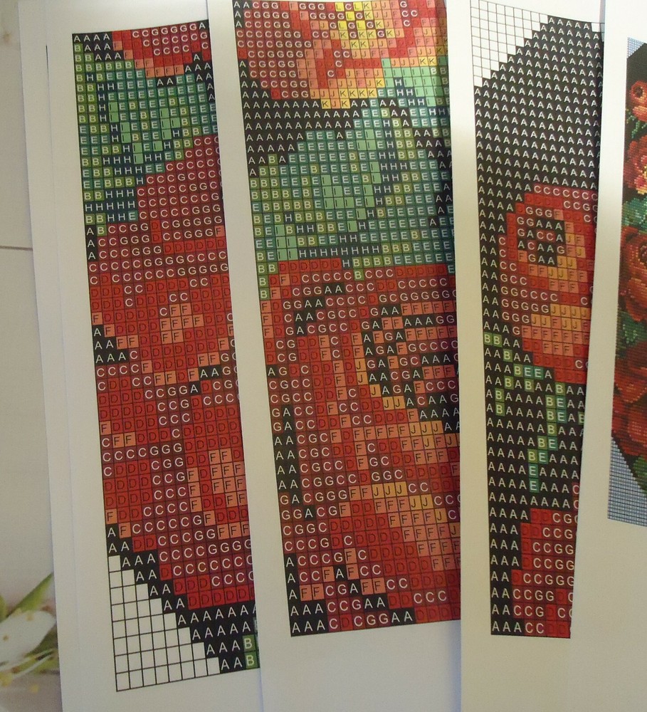 Kit for making a necklace gerdan. Beading Loom Pattern. #K1v