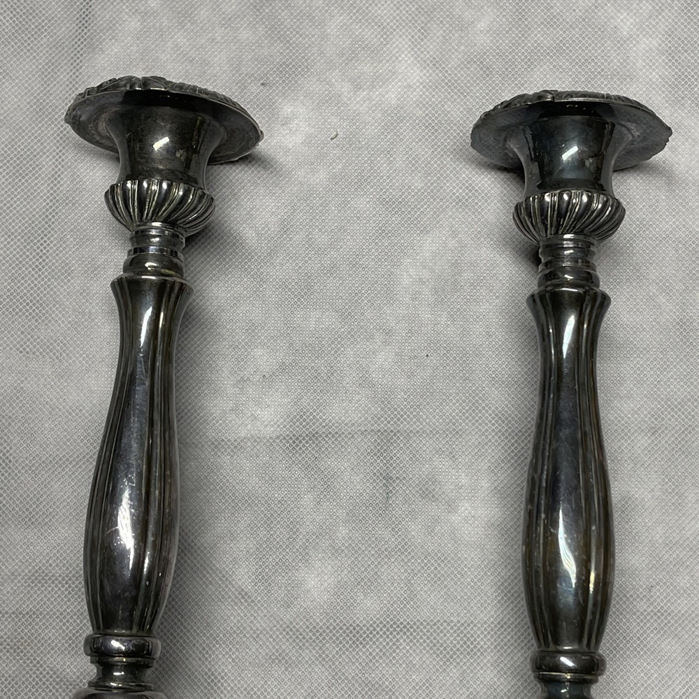 Neiman Marcus 1960s Italian Baroque Candlesticks SET/2