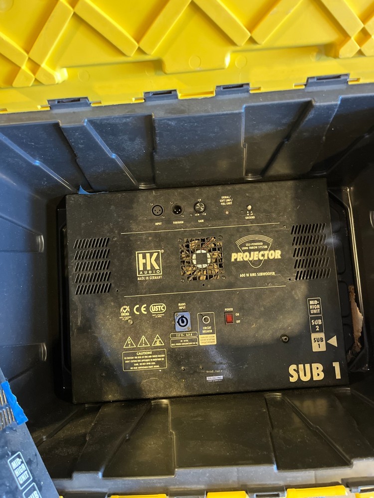 HK Audio Projector PA Speaker System *LOT*