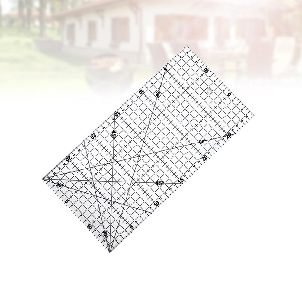 Small Quilting Ruler Patchwork Sewing Craft Tool Fabric Hemming for