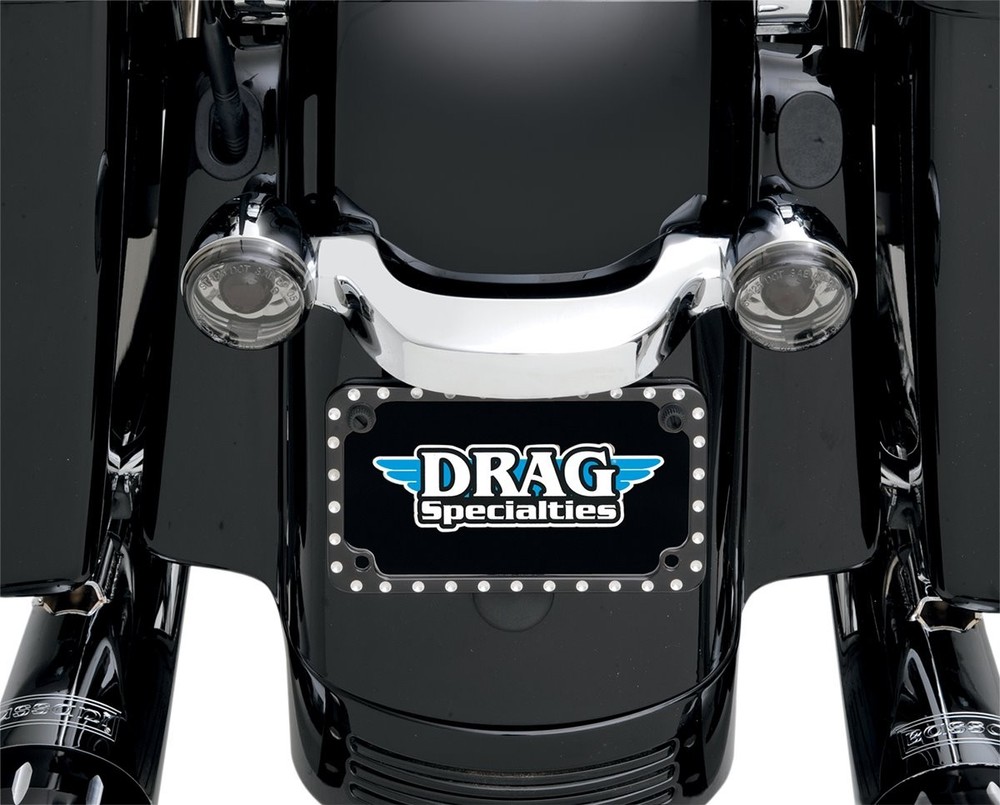 Covingtons Dimpled Black License Plate Frame (C1265-B)
