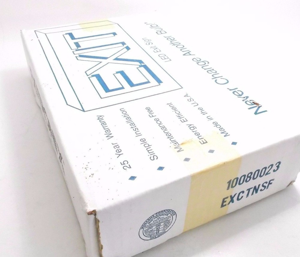 EXITRONIX 502/WB/BL LED Exit Sign - Prepaid Shipping