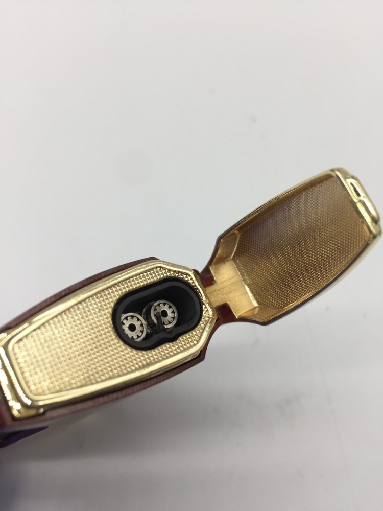 Honest Double Torch Gas Cigarette Cigar Lighter ReFillable with Punch