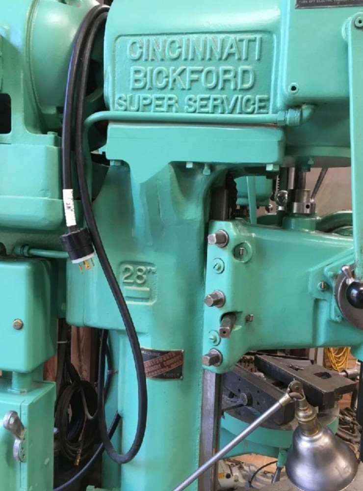 MONSTER DRILL PRESS! 28" Cincinnatti-Bickford Gearhead Drill Press