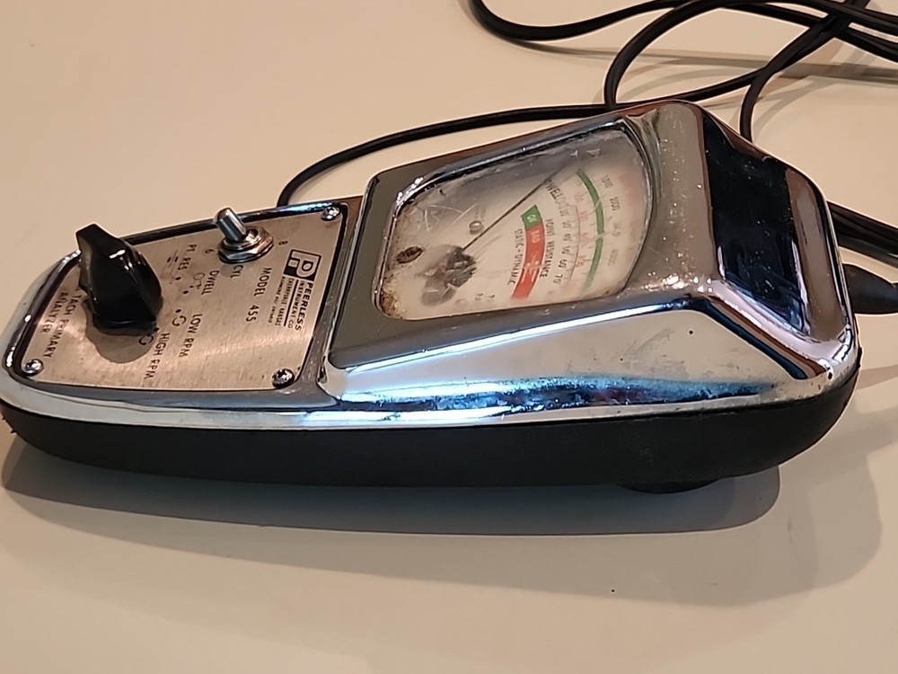 Vintage Peerless Dwell Tach Primary Analyzer Model 455