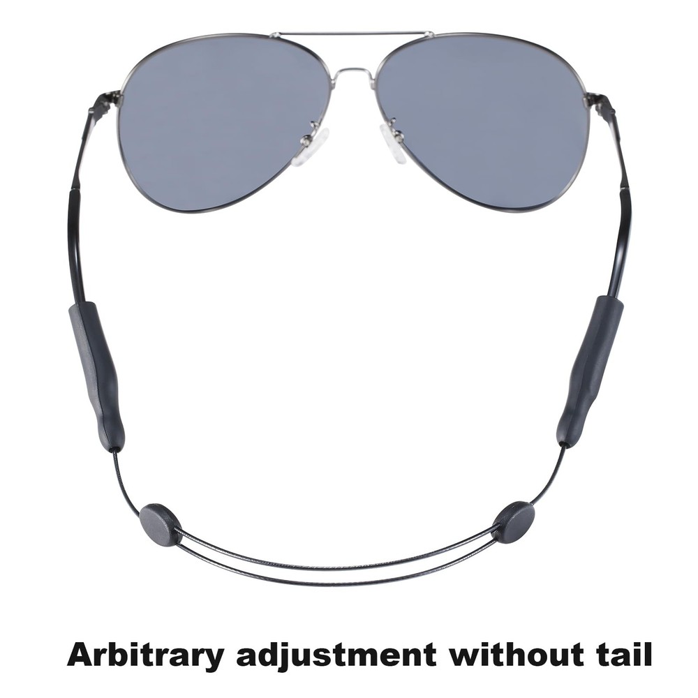 Sunglasses Strap - Glasses Strap, No Tail Adjustable Eyeglasses Straps Eyewea...