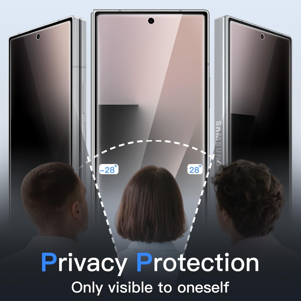 JETech Front Privacy Screen Protector for Samsung Galaxy Z Fold 7 2025, 2-Pack