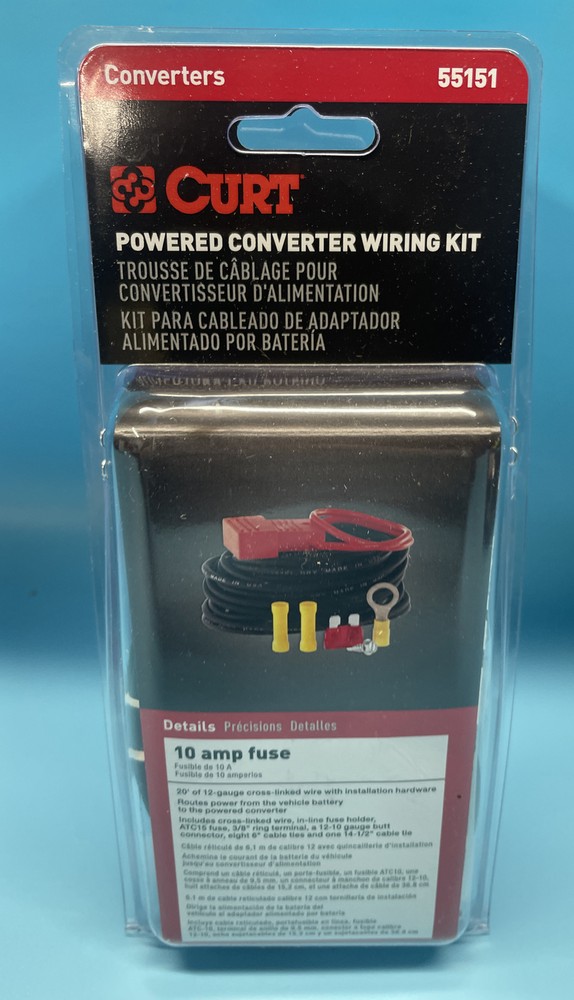 Curt Wiring 55151 Powered Converter Wiring Kit