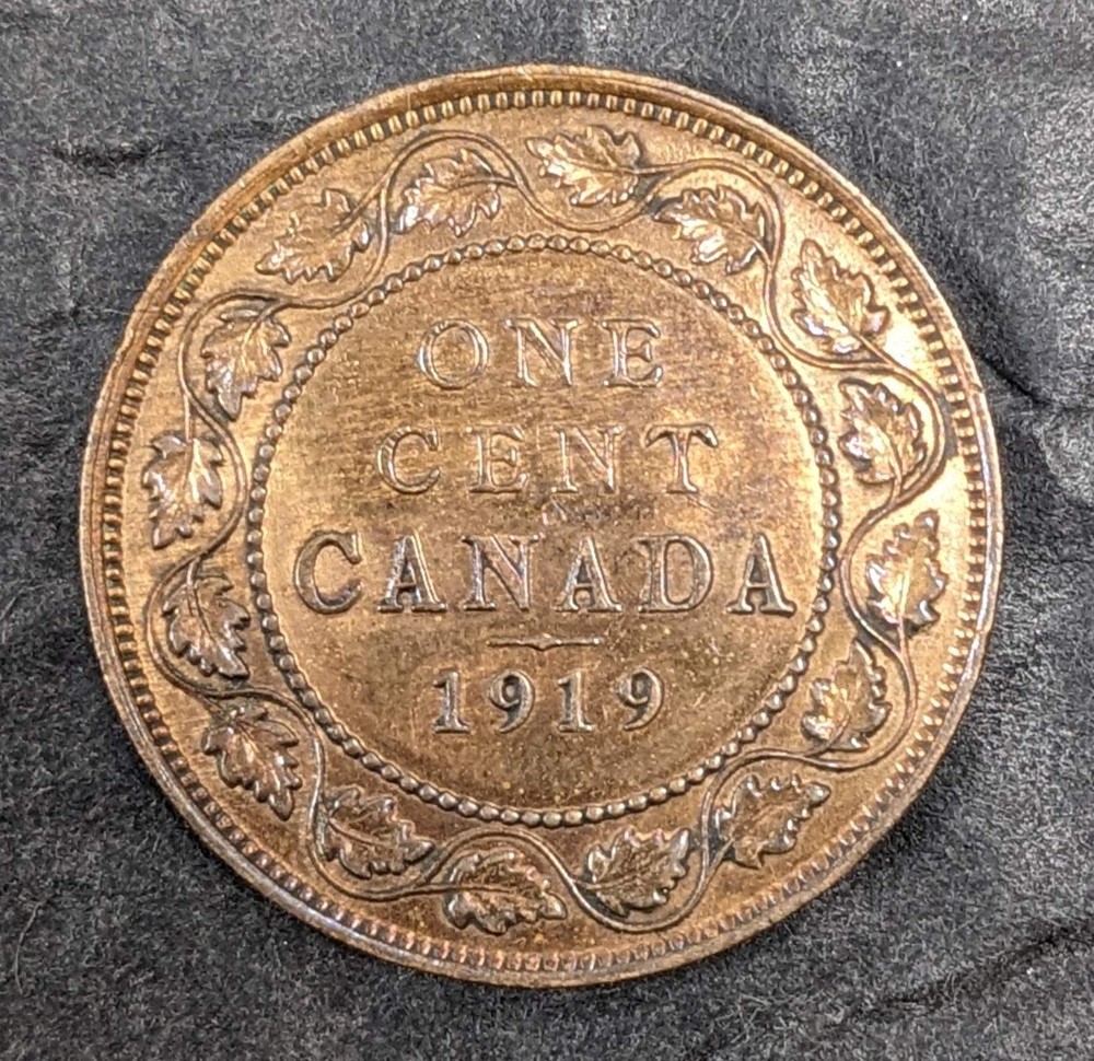 1919 Canada Bronze Large Cent