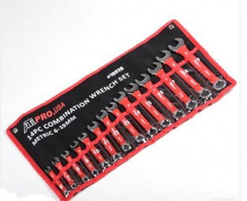 14 Piece Piece American Tool Metric Size Sized Combination Combo Wrench Set