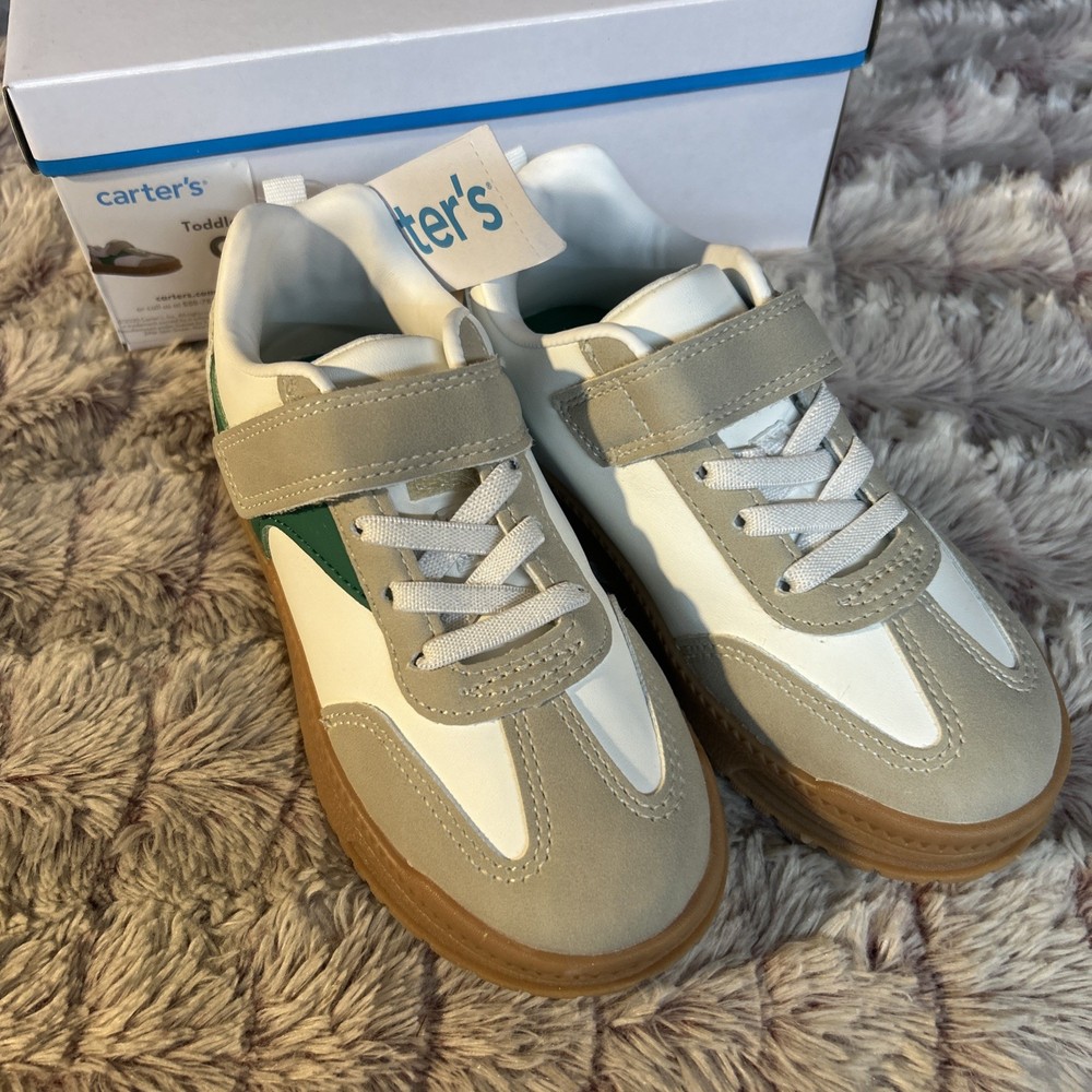 Carter’s Boy Easy On Easy Off Sneakers Size 10