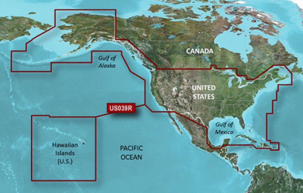 HXUS039R Bluechart G2 HD Vision Map for listed GS Models.