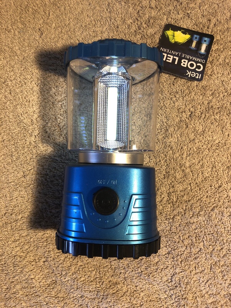 NEW Dimmable LED lantern 7" high batteries included