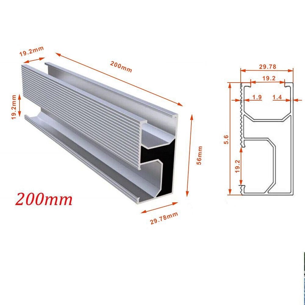 Accessories-Set Solar Rail Alu Mounting Rail Solar Panel PV Profile Solar System
