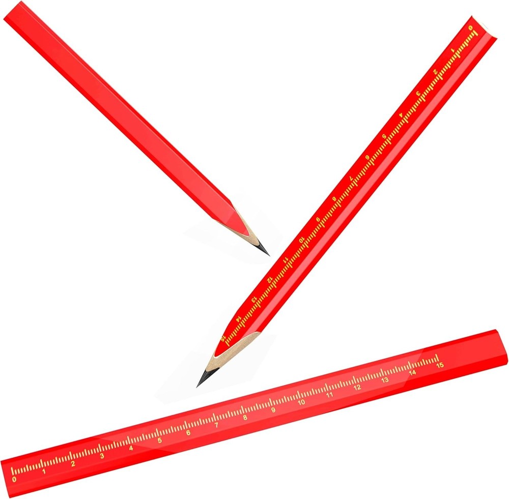 Carpenter Pencils 25 Pack Woodworking Marking Pencils Bulk