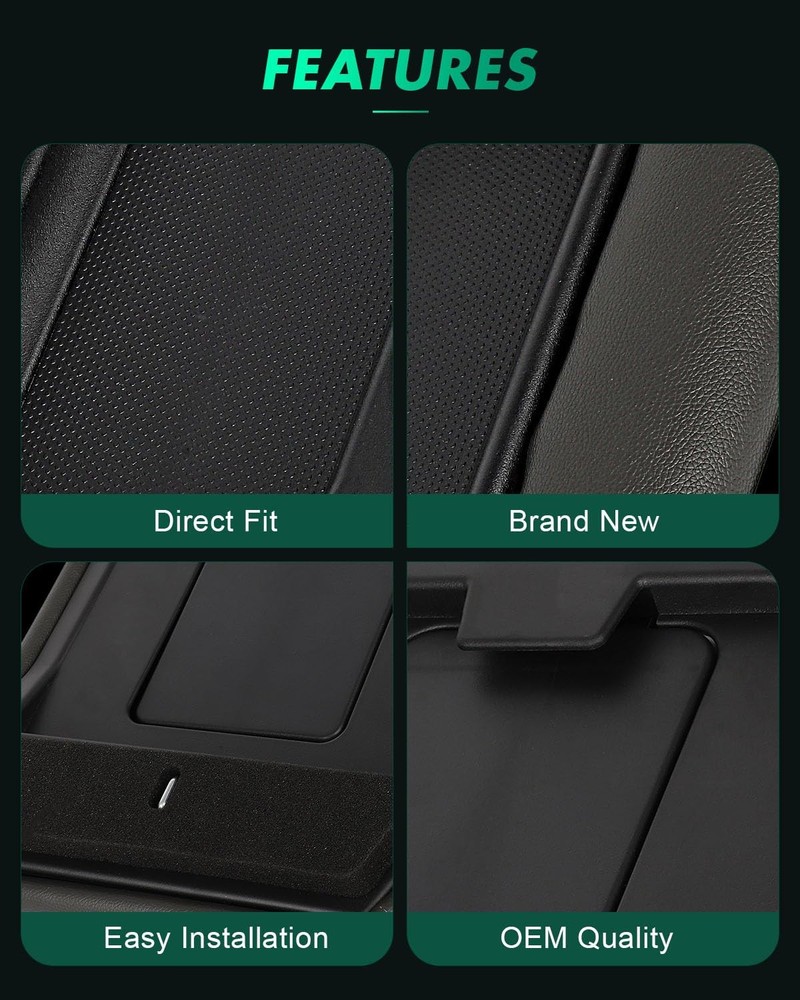 SCITOO Center Console Lid Replacement Kit for 1999-2007 For Chevy Dark Grey