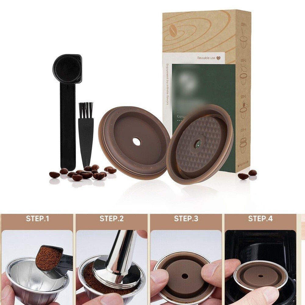 Silicone Seals Lids Replacement Part High Quality To Refilled Capsules For Nespr