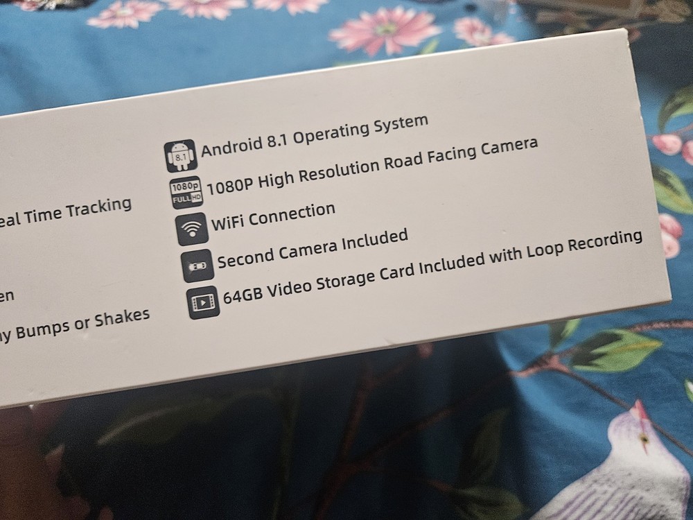 4G Network Dash Camera EM10 Mandate GPS Navigation Parking Motor Touch Screen