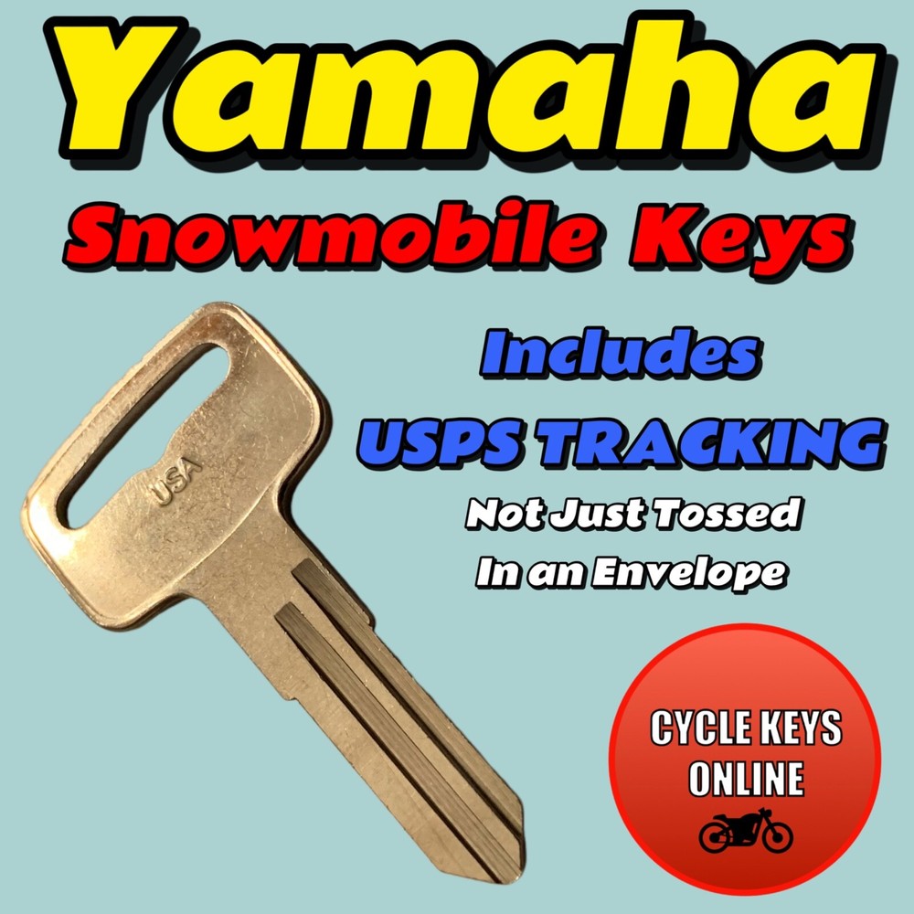 Yamaha Snowmobile Sled keys Cut to Code replacement key codes 4150-4299