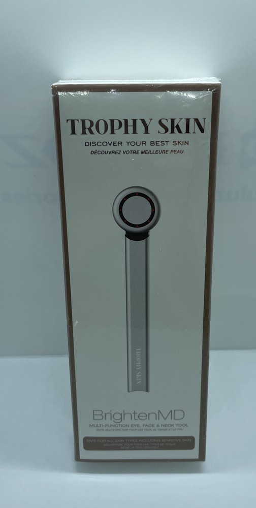 NEW NIB Trophy Skin BrightenMD Multi-Function Eye, Face & Neck Tool SEaLED ATHNT