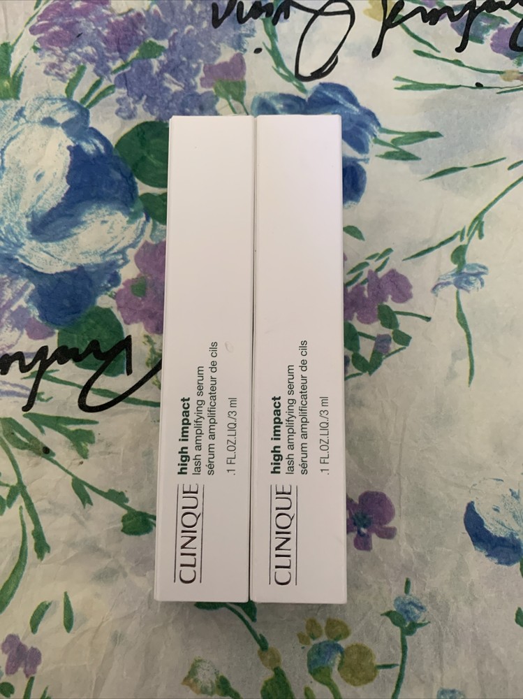 x2 Clinique High Impact Lash Amplifying Serum (3ml) Each