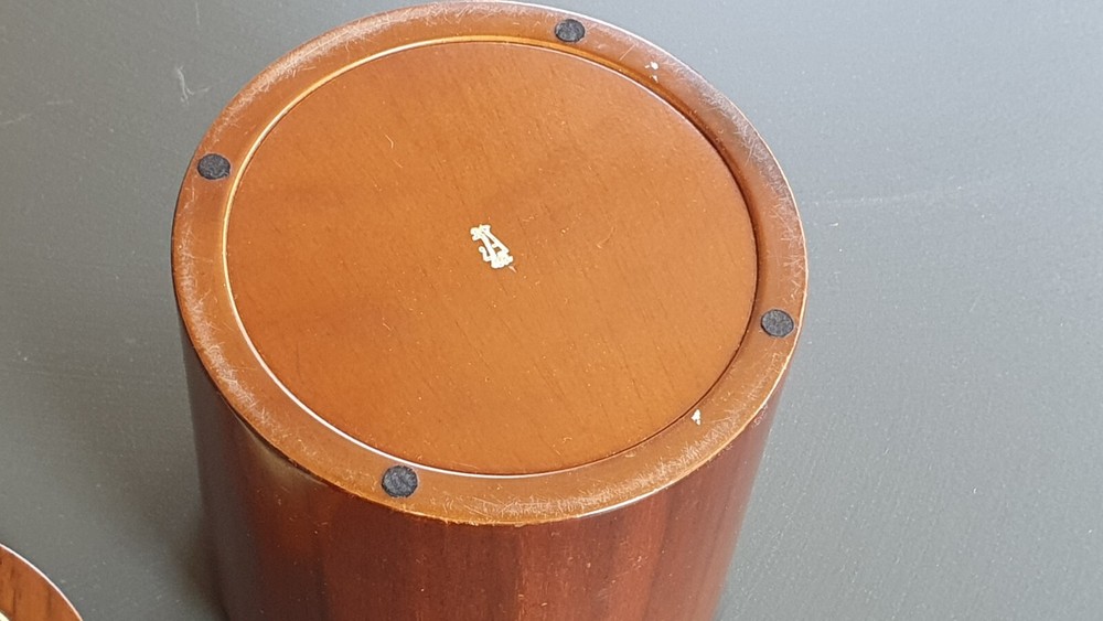 Vintage Cylindrical Tobacco Box
