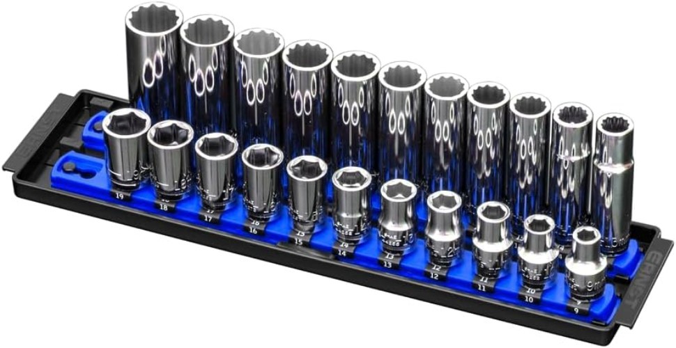 2-Rail 1/2-Inch-Drive Socket Boss Organizer