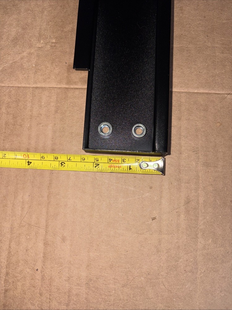 Tec Mojo 6U Server - Front Frame Supports - Pair - Black - 14 7/16" Tall