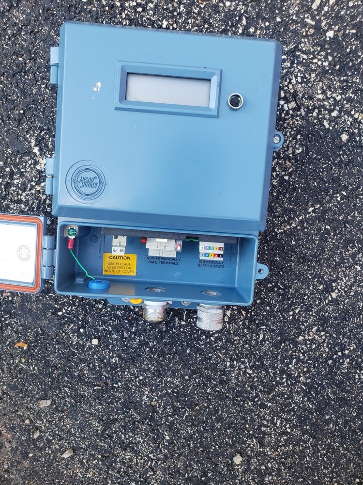 Micro Motion RFT9712-1PRM Remote Mass Flow Meter Transmitter Display Screen Read