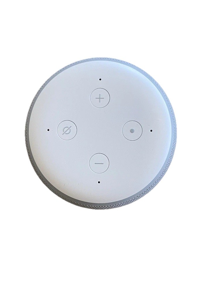 Amazon C78MP8 White Echo Dot 3rd Generation Smart Speaker NO Power Cord