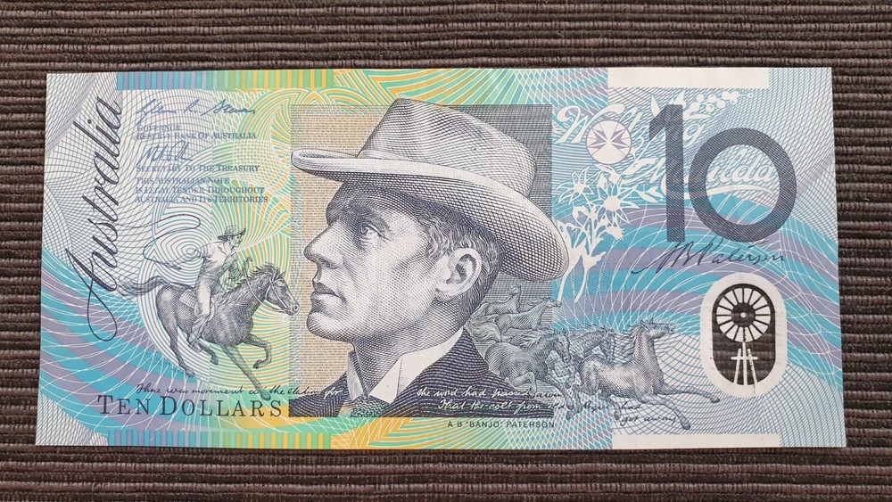 AUSTRALIA $10 2012 FIRST PREFIX Polymer Banknote AA12 483351