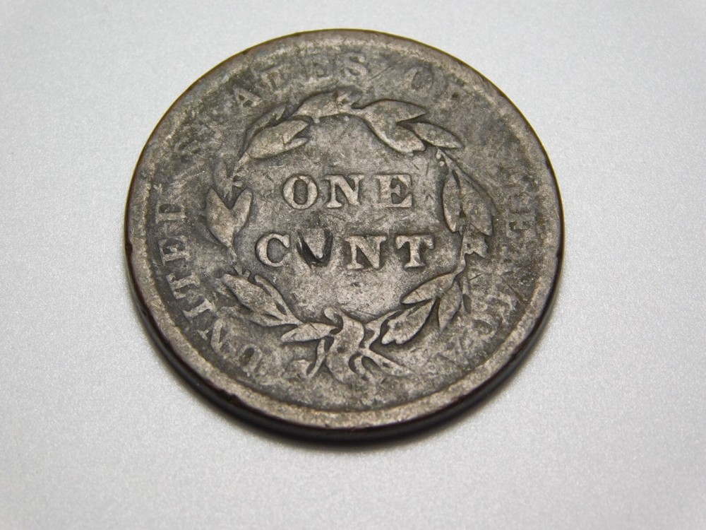 OLD US COINS 1839 CORONET HEAD LARGE CENT
