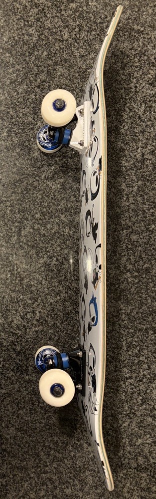 Blind Skateboard Complete Wallpaper Reaper Deck Wheels Custom Black White Tensor