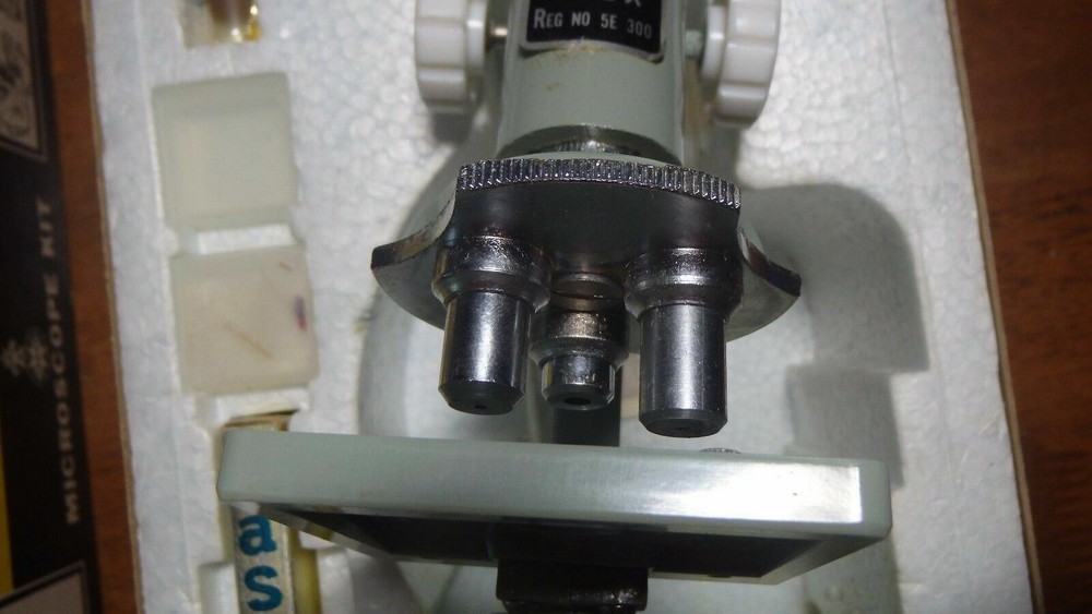 Vintage Tasco Microscope # 300XM #990-5 JUNIOR Microscope Kit