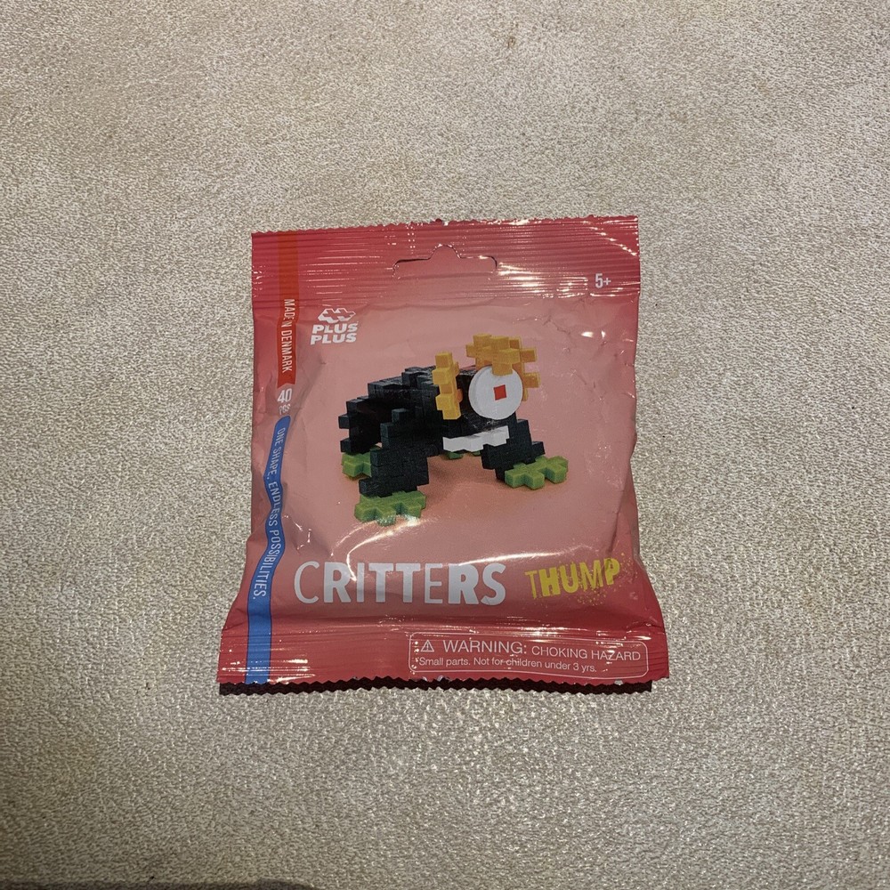 Plus-Plus Plus Constructor, Monster, Red New Sealed