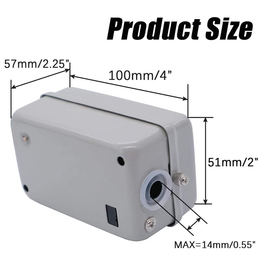 AC 220V/380V Push Button Switch On/Off Start Stop Switch 3 Phase Self Lock Elect