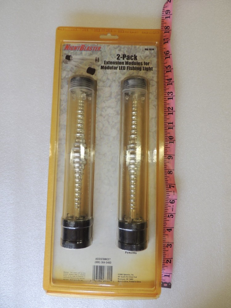 optronics fish n light nightblaster LED uw-702m extension modules 2 pack NEW