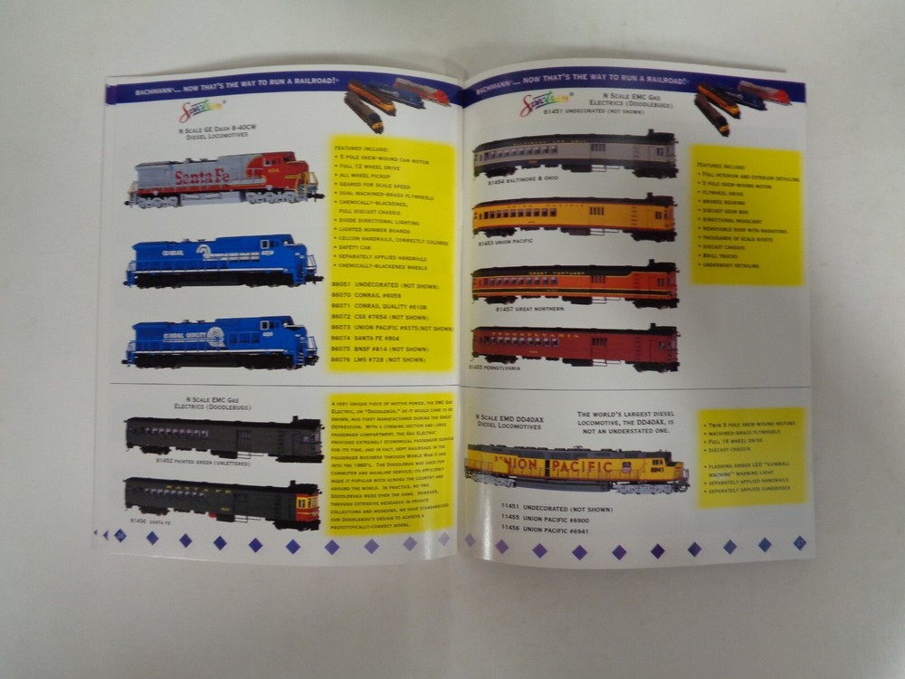 Bachmann Spectrum 1997-1998 Mini Catalog