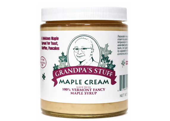 Grandpa's Stuff Vermont Maple Cream, 9 Ounce Jar