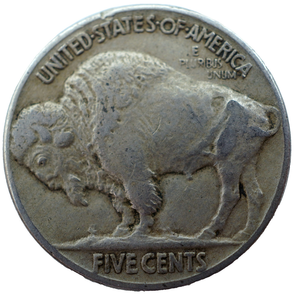 1925 Buffalo Nickel - VF - Full Horn