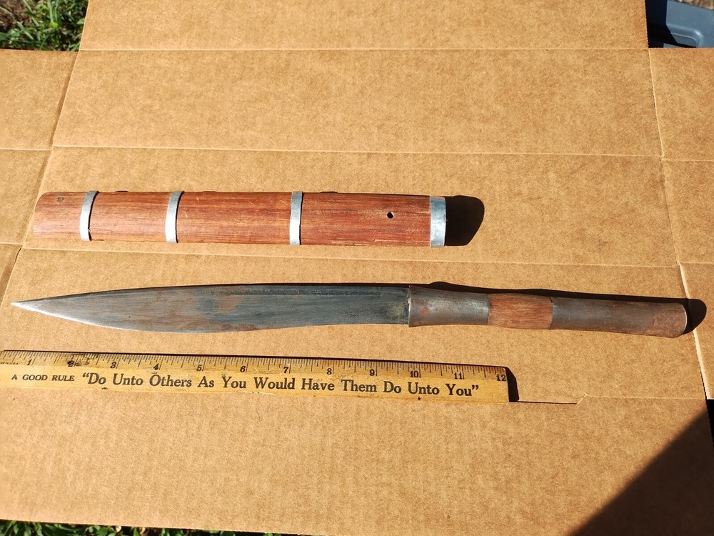 Vintage Burmese Dagger Knife 16"