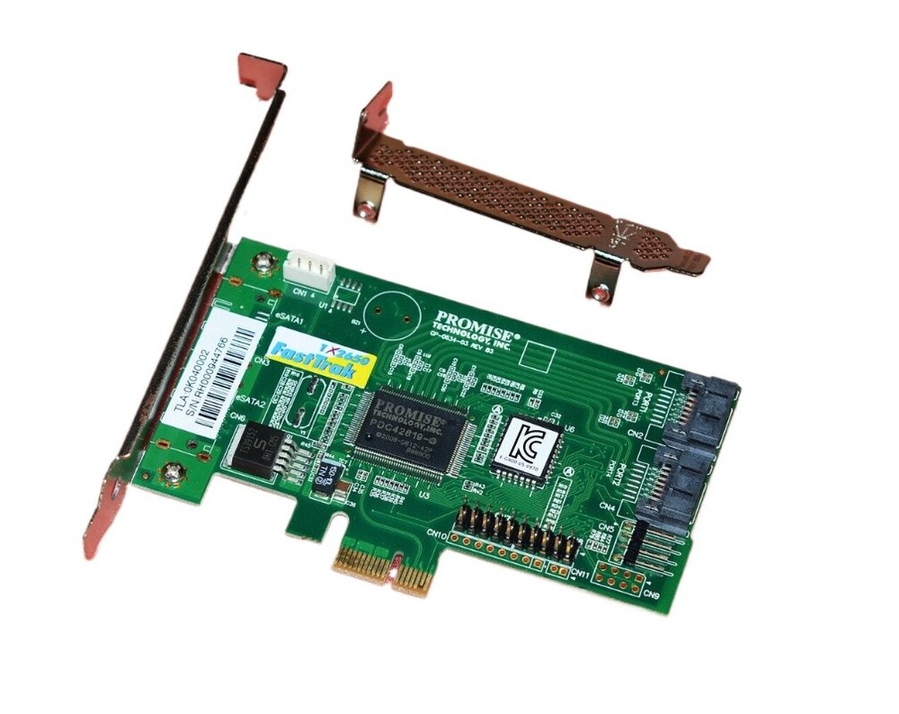 PROMISE FastTrak TX2650 SATAII PCI-E RAID 0/1/5/10 Array Card