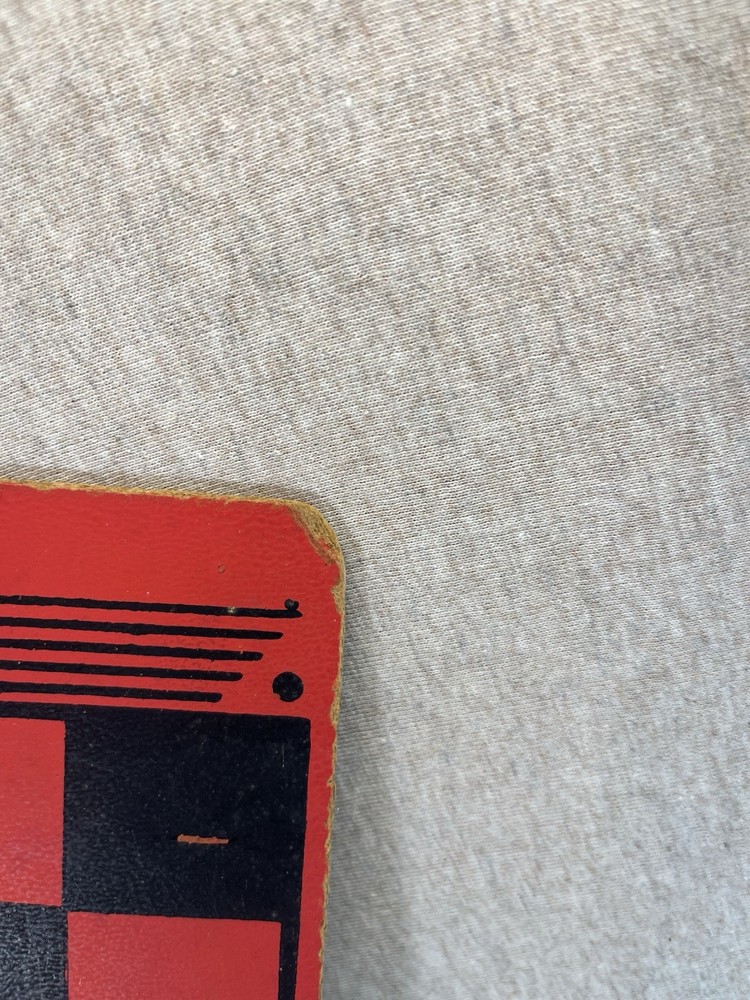 Vtg Masonite Chess/checkerboard