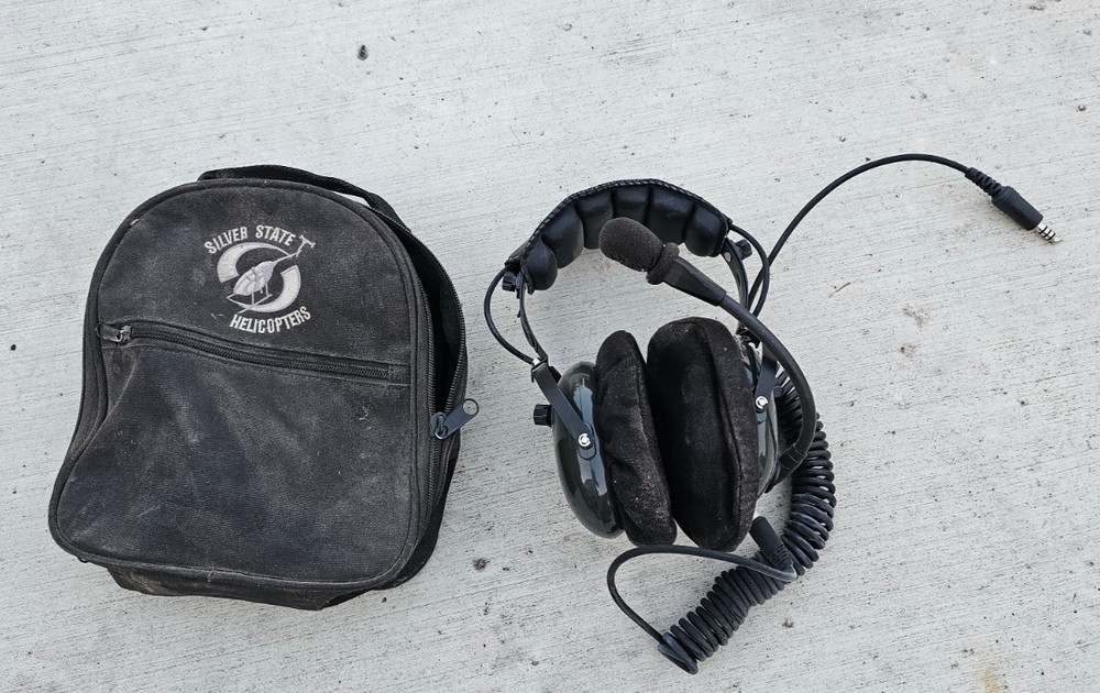 AVCOMM Silver State Helicopters Aviation Headset