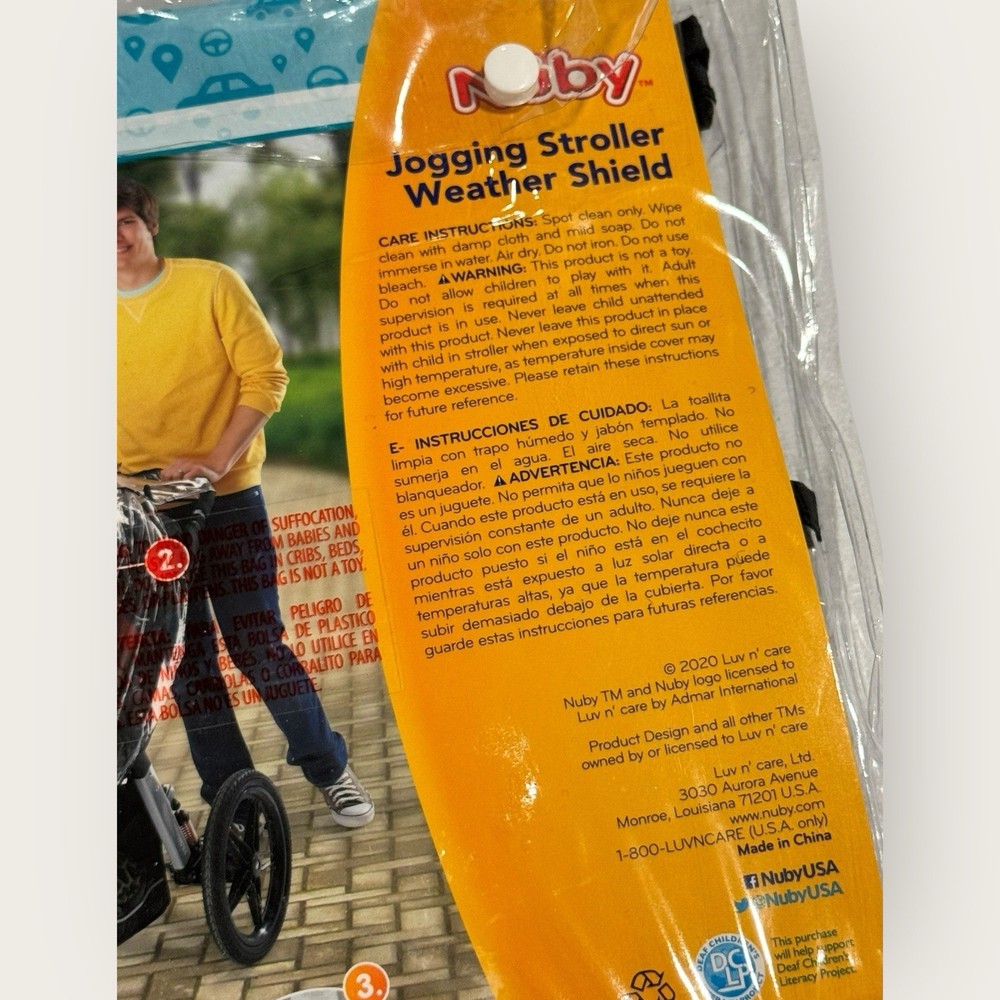 Nuby Jogging Stroller Weather Shield
