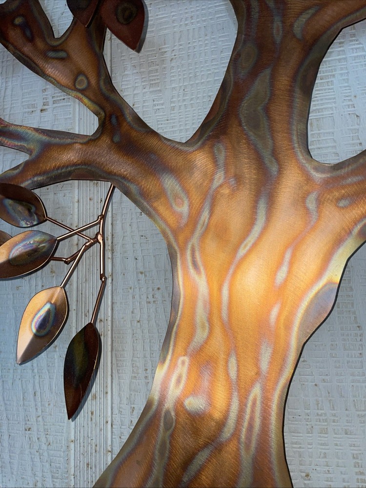 Copper Trees Wall Decor