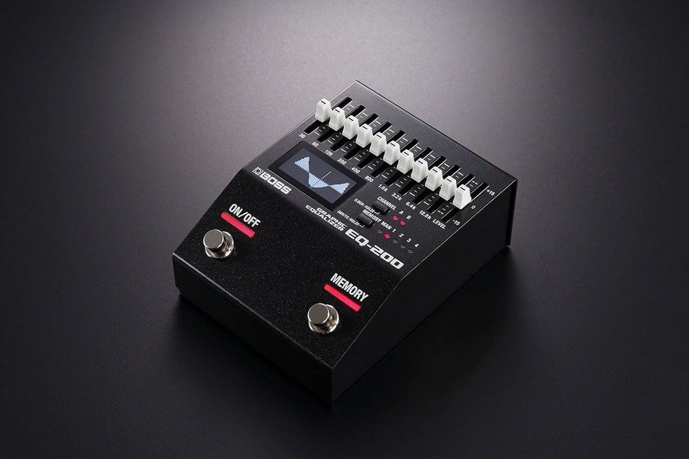 BOSS EQ-200 Graphic Equalizer Pedal New 10-Band Programmable EQ