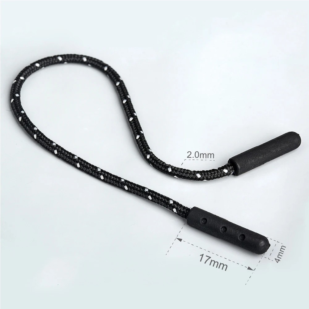 5-10Pc/lot Rope Zipper Pull Apparel Bag Tactical Backpack Accessories Zip Puller